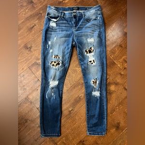Judy Blue Denim animal print distressed